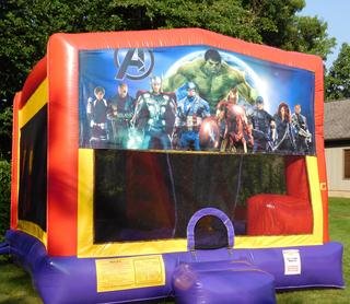 Avengers Bounce House Slide Combo Avengers Bounce House Slide Combo