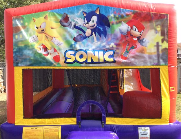 Sonic Bounce House Slide Combo Sonic Bounce House Slide Combo