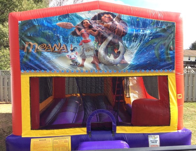 Moana Bounce House Slide Combo Moana Bounce House Slide Combo