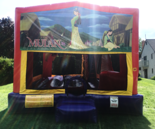 Disney Mulan Bounce House Slide Combo Disney Mulan Bounce House Slide Combo